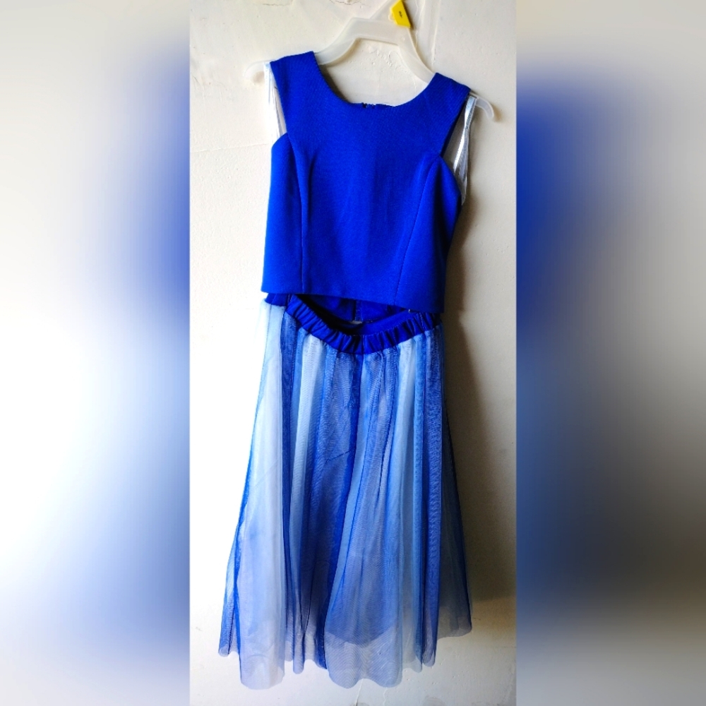 Sequin Hearts two piece dress size 7 NWT.